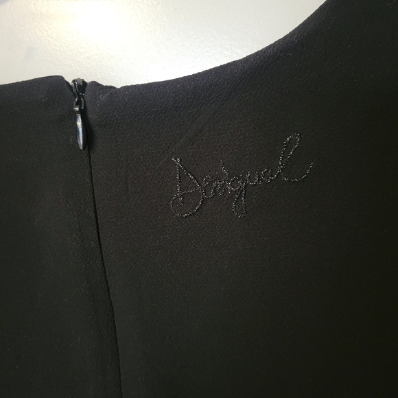 Desigual Dress Black Floral Size S - Picture 3 of 7